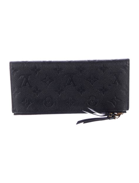 Louis Vuitton LV Monogram Empreinte Leather Adèle Wallet